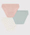 Confezione da 3 slip a pois in cotone bambina  variante 1