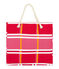 Borsa da spiaggia rosa GEISHA/bianco MULTICO