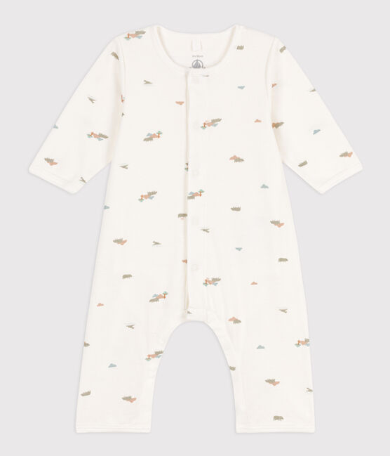 Bodyjama stampato in cotone bianco MARSHMALLOW/bianco MULTICO