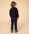 Letter jacket in jersey spesso per bambino blu