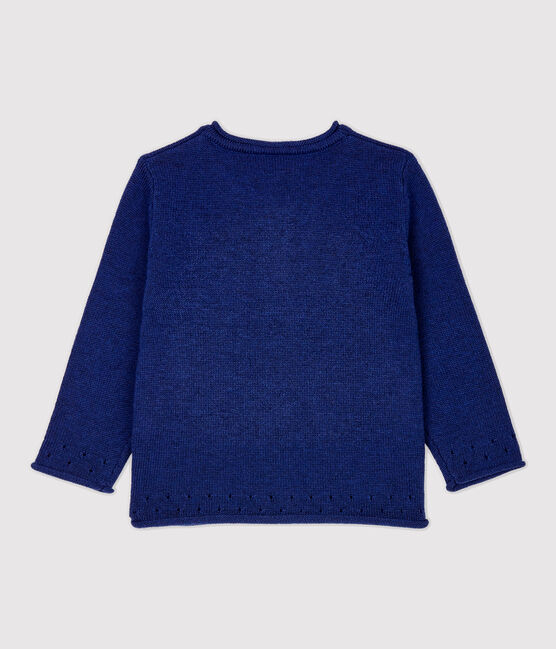 Cardigan in tricot bebè. blu MAJOR