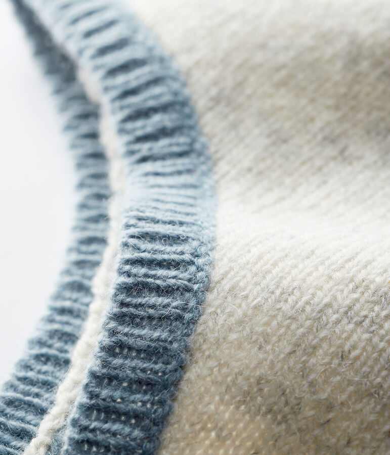 Cappellino grigio melange da neonato in tricot grigio BELUGA CHINE