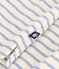T-shirt Le Boxy in tubique donna bianco AVALANCHE/ SKY CHINE