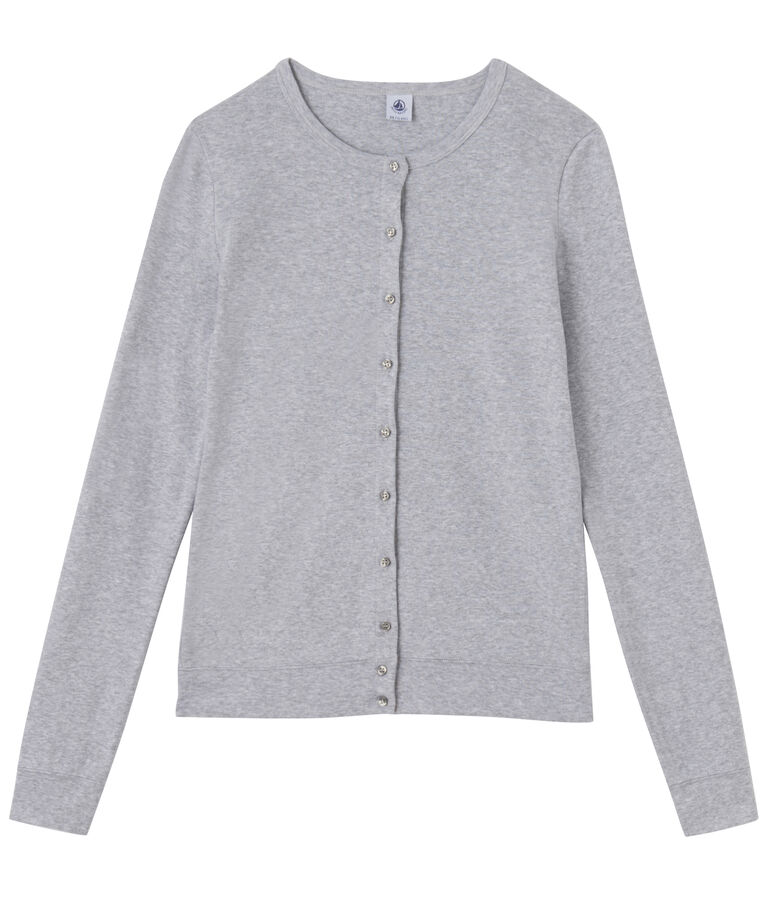 Cardigan donna grigio Fumee Chine