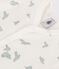 Tutina corta in cotone con foche neonato bianco MARSHMALLOW/bianco MULTICO