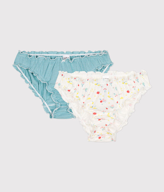 Set di 2 slip froufrou in cotone donna variante 1