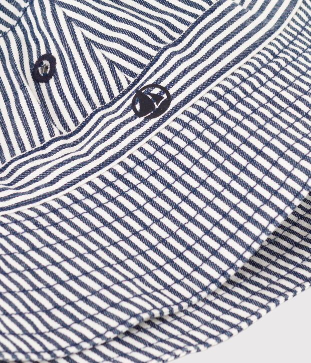 Bob in serge a righe bambino blu/bianco