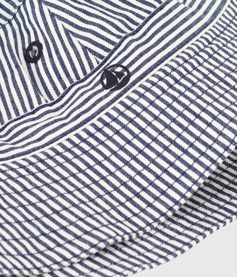 Bob in serge a righe bambino blu/bianco