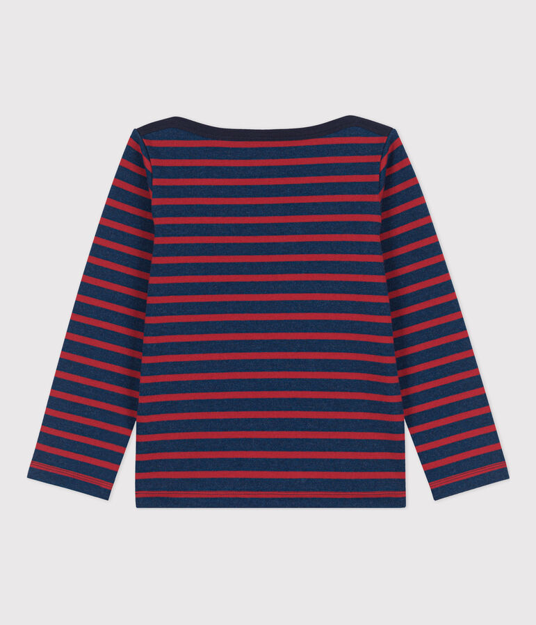 Marini&egrave;re bambino unisex in cotone blu/rosso