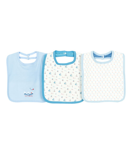 Pochette a sorpresa con 3 bavaglini bebè maschio variante 1