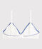 Reggiseno imbottito cuoricini ragazza bianco MARSHMALLOW/blu MEDIEVAL