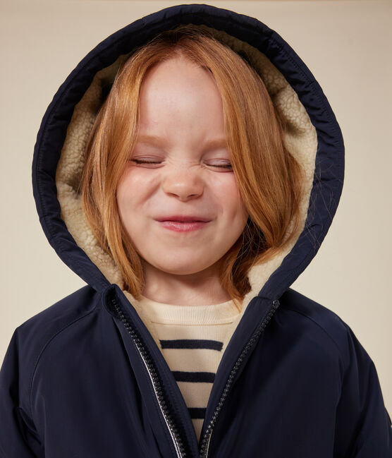 Parka bambina blu SMOKING
