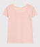 T-shirt Le Droit girocollo in lino donna rosa SALINE
