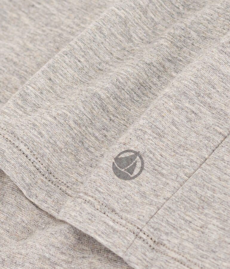 T-shirt LE DROIT girocollo in cotone Donna grigio