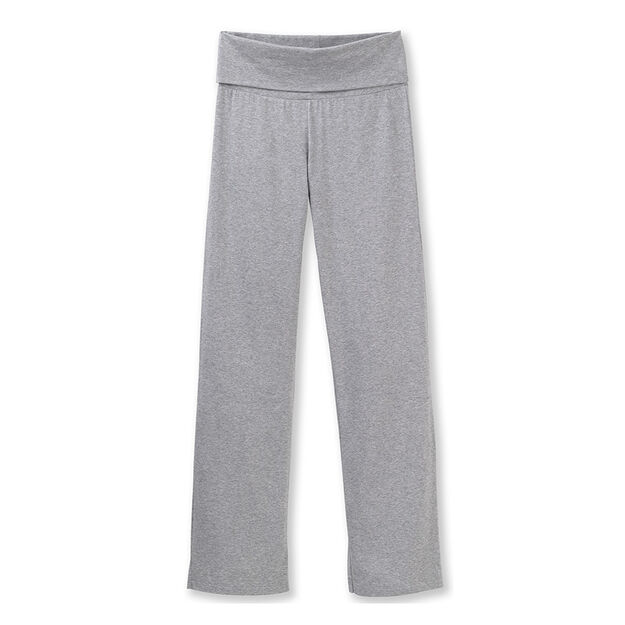 Pantaloni ballerina donna in jersey Lycra tinta unita grigio