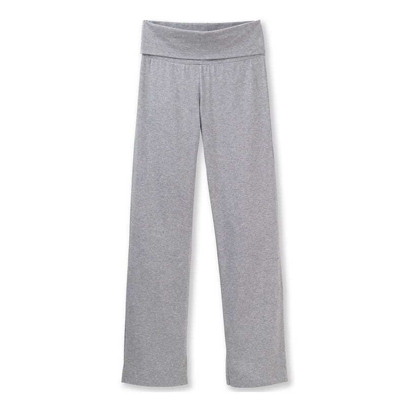 Pantaloni ballerina donna in jersey Lycra tinta unita grigio