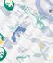 Pigiama a maniche corte e gamba lunga in cotone con stampa bambino bianco/multicolore