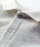 Body bebè a manica corta con colletto a polo in cotone biologico grigio BELUGA CHINE