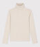 T-shirt lupetto l'Iconique in tessuto jacquard beige MONTELIMAR CHINE