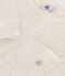T-shirt a maniche lunghe in jersey flammé  bambino beige MONTELIMAR CHINE