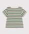 T-shirt bebè a maniche corte in jersey verde CROCO/ AVALANCHE