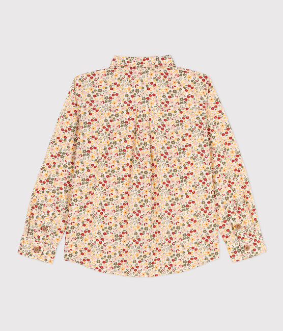 Camicia in popeline stampato bambino bianco AVALANCHE/ MULTICO