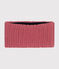 Snood in maglia foderata in pile neonato rosa ROSEWOOD