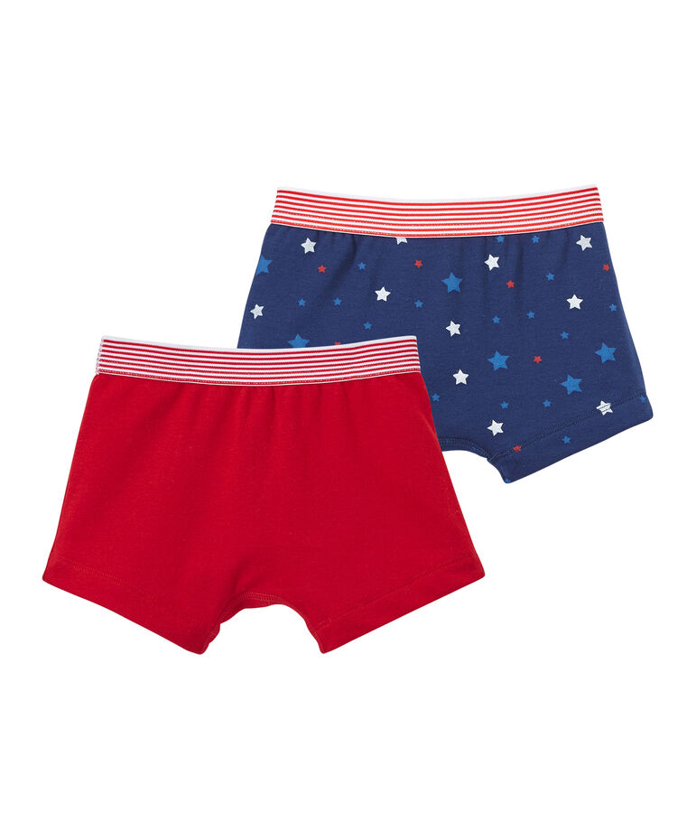 Lotto di 2 boxers per bambino bianco