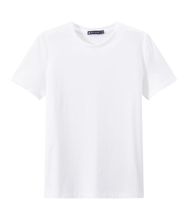 T-shirt donna INDISPENSABLE in jersey leggero bianco