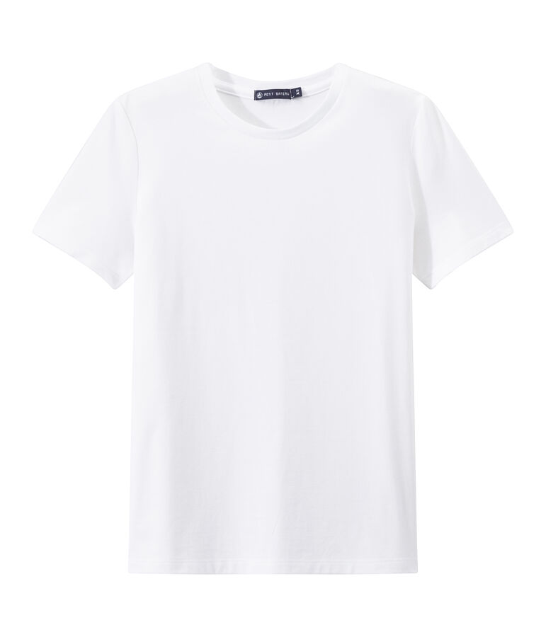 T-shirt donna INDISPENSABLE in jersey leggero bianco