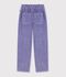 Pantaloni in velluto bambino viola