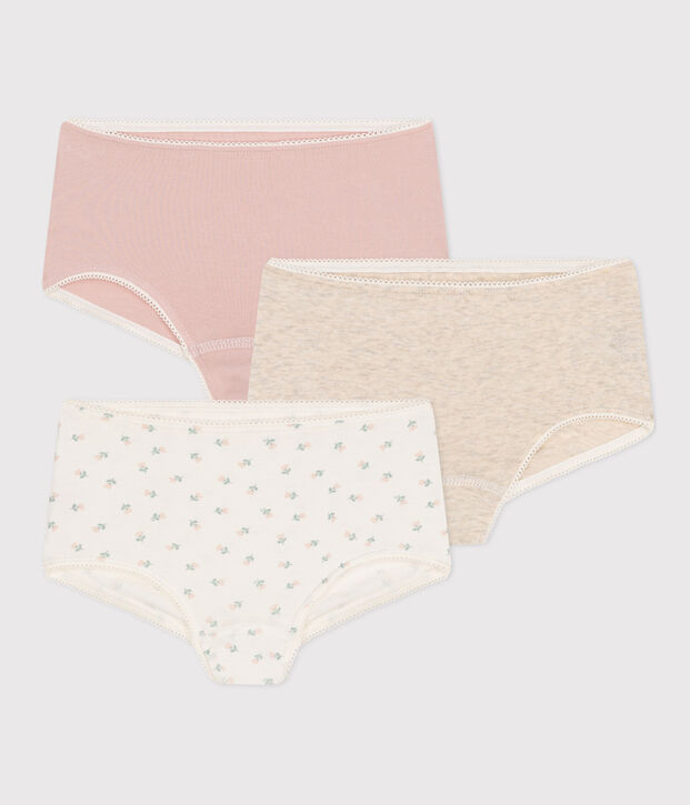 Confezione da 3 shorty in cotone ed elastan bambino multicolore