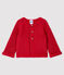 Cardigan lana e cotone bebè femmina rosa POPPY