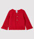 Cardigan lana e cotone bebè femmina