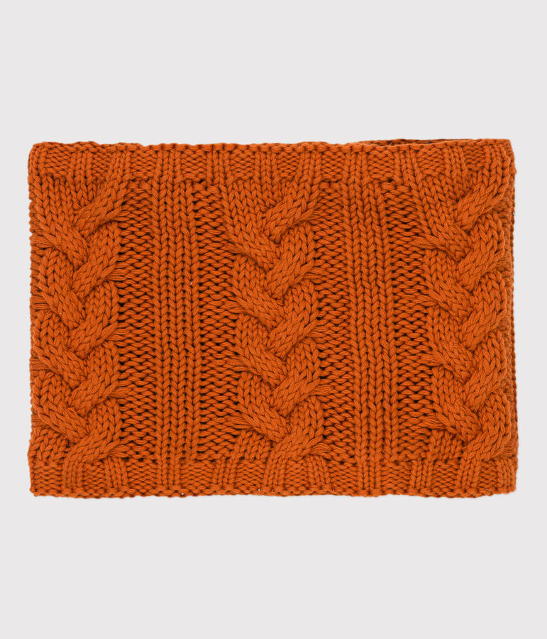 Snood bambina marrone