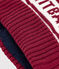 Cuffietta in maglia foderata in pile Petit Bateau bambino rosso AMARANTE/ MARSHMALLOW