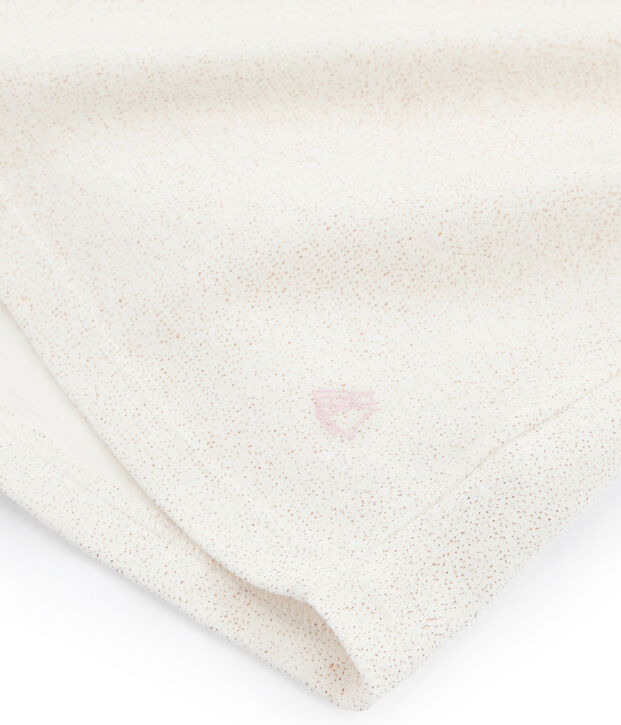 T-shirt a maniche corte bambina bianco/rosa