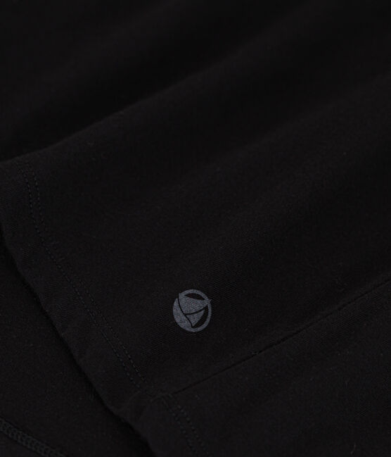 T-shirt LE DROIT girocollo in cotone Donna nero BLACK