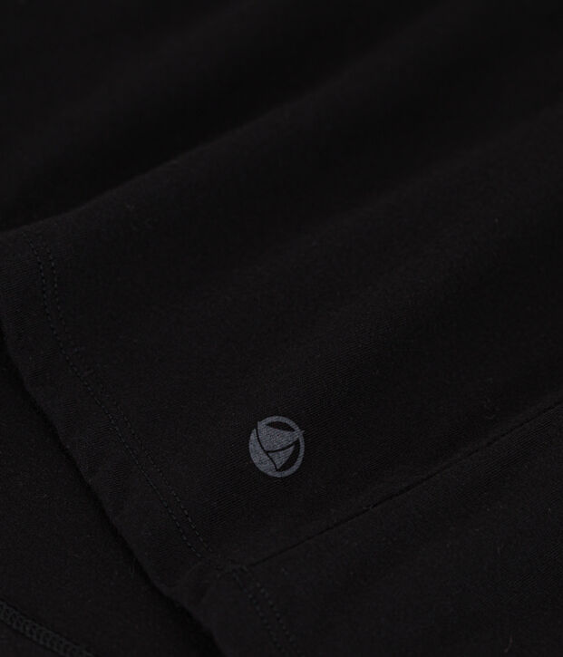 T-shirt LE DROIT girocollo in cotone Donna nero