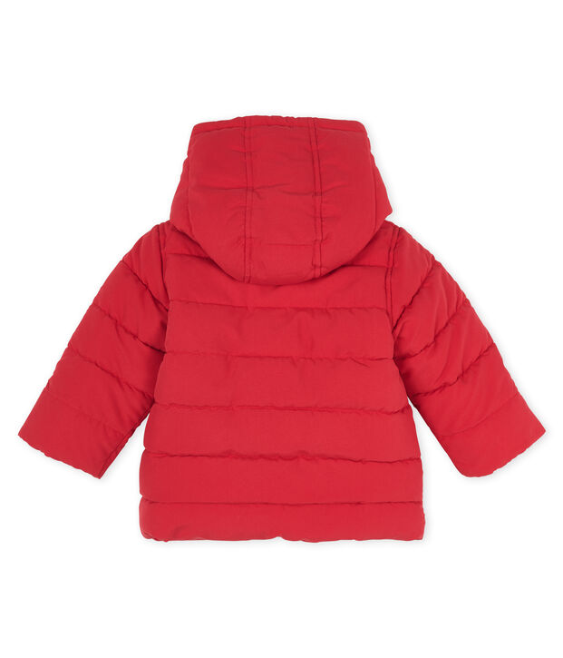 Piumino bambino in microfibra rosso