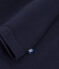 Abito a maniche lunghe in cotone bambina blu SMOKING