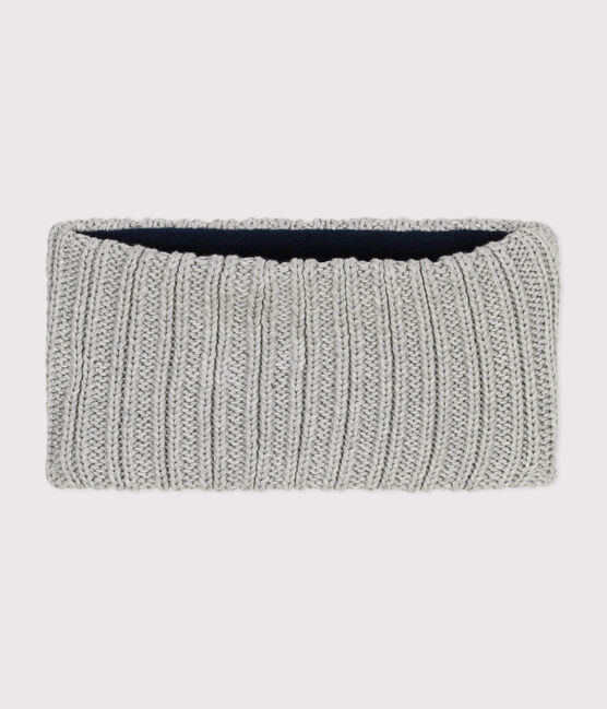 Snood in maglia foderata in pile neonato grigio CHATON CHINE
