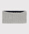 Snood in maglia foderata in pile neonato grigio CHATON CHINE