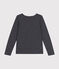 T-shirt Regular a maniche lunghe con scollo rotondo in jersey flammé donna SMOKING/ MONTELIMAR