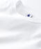 T-shirt girocollo iconica in cotone Donna bianco ECUME