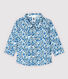 Camicia a manica lunga in popeline bebè maschio.