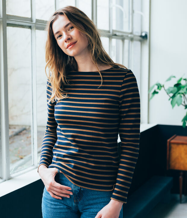 marini&egrave;re iconica donna blu/marrone