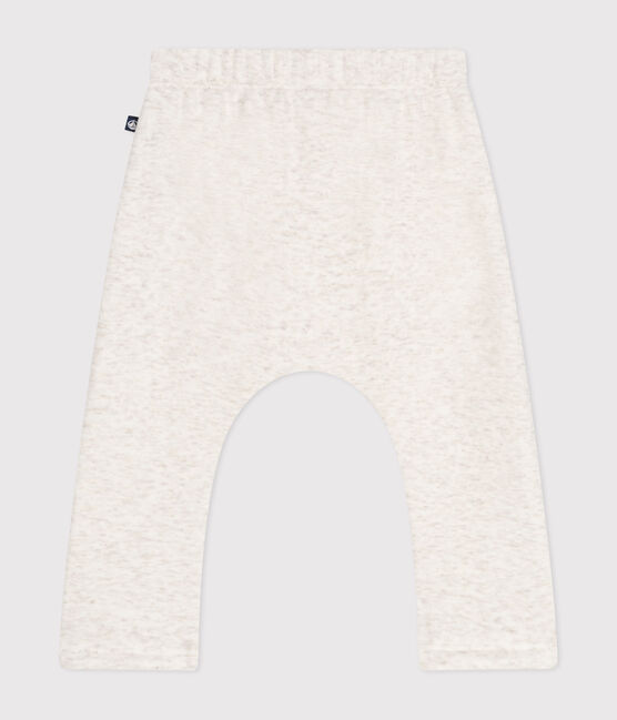 Pantaloni bebè in tessuto felpato morbido e caldo beige MONTELIMAR CHINE