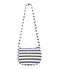 Borsa a tracolla bambina rigata bianco MARSHMALLOW/blu SMOKING