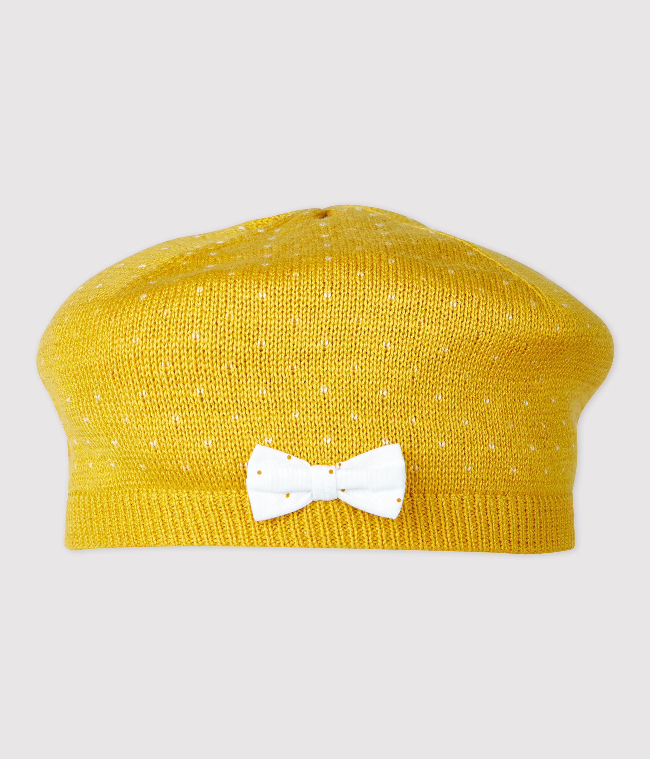 Cappellino in tricot bebè. HONEY/MARSHMALLOW | Petit Bateau